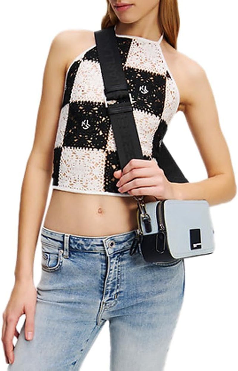 Karl Lagerfeld Jeans Sac à bandoulière avec logo Box pour femme, bleu clair Sacs pour femmes Naty Shop