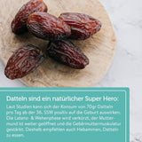 MABYEN Boules d'Énergie Date Bio 20 pcs. | Boules de dattes - Snacks sains sans sucre pour la grossesse et l'allaitement - Barres protéinées aux fruits secs - 13 x Cacao et 7 x Produits déshydratés saveur mangue Naty Shop
