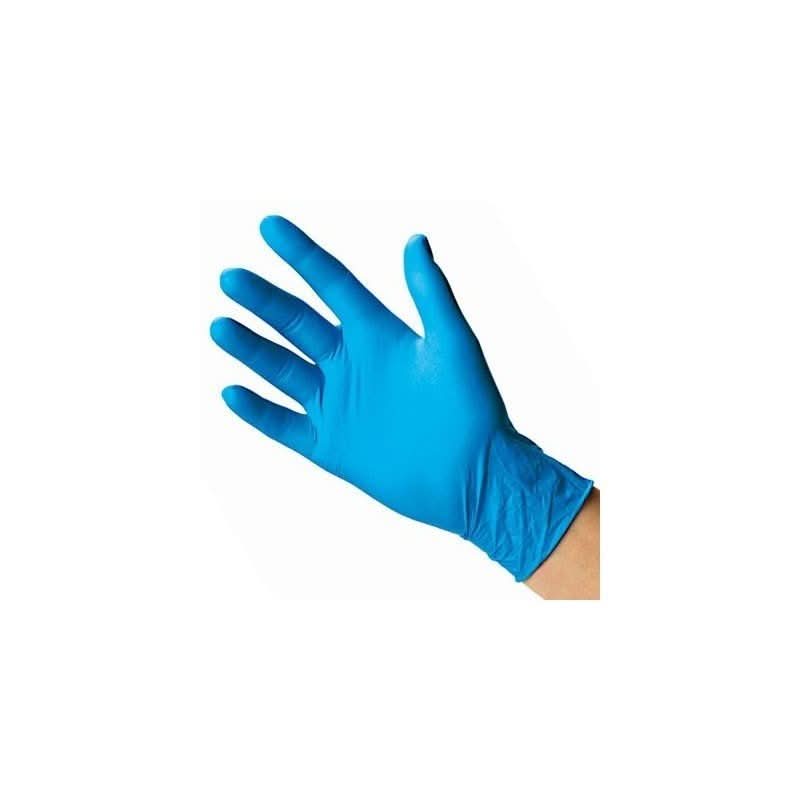 Gants en nitrile bleus non poudrés Nitrilex 100pcs, taille M Nati Shop
