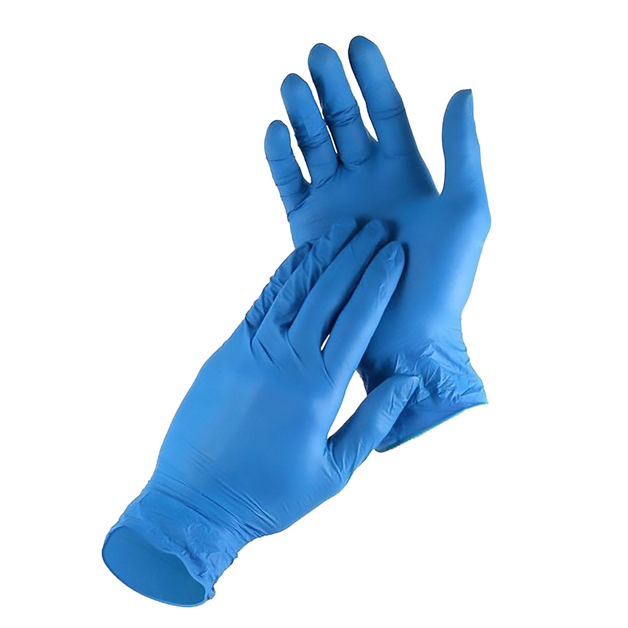 Gants en nitrile bleus non poudrés Nitrylex 100pcs, taille XL Nati Shop