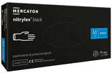Gants en nitrile noirs non poudrés Nitrilex 100 pcs, taille XL Nati Shop