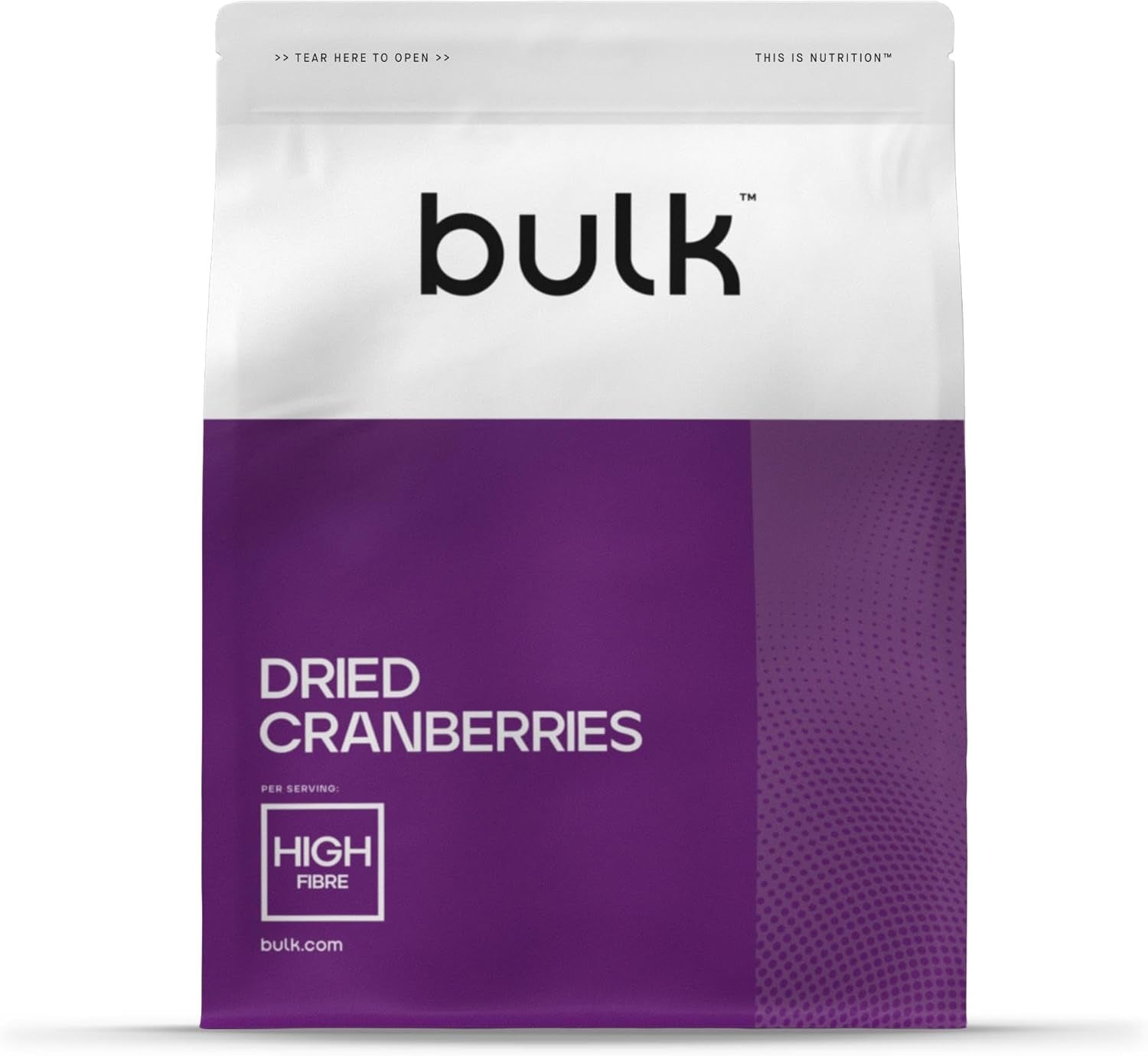 Canneberges séchées en vrac, 500 g, l'emballage peut varier Naty Shop Produits déshydratés 500 G (1 paquet)