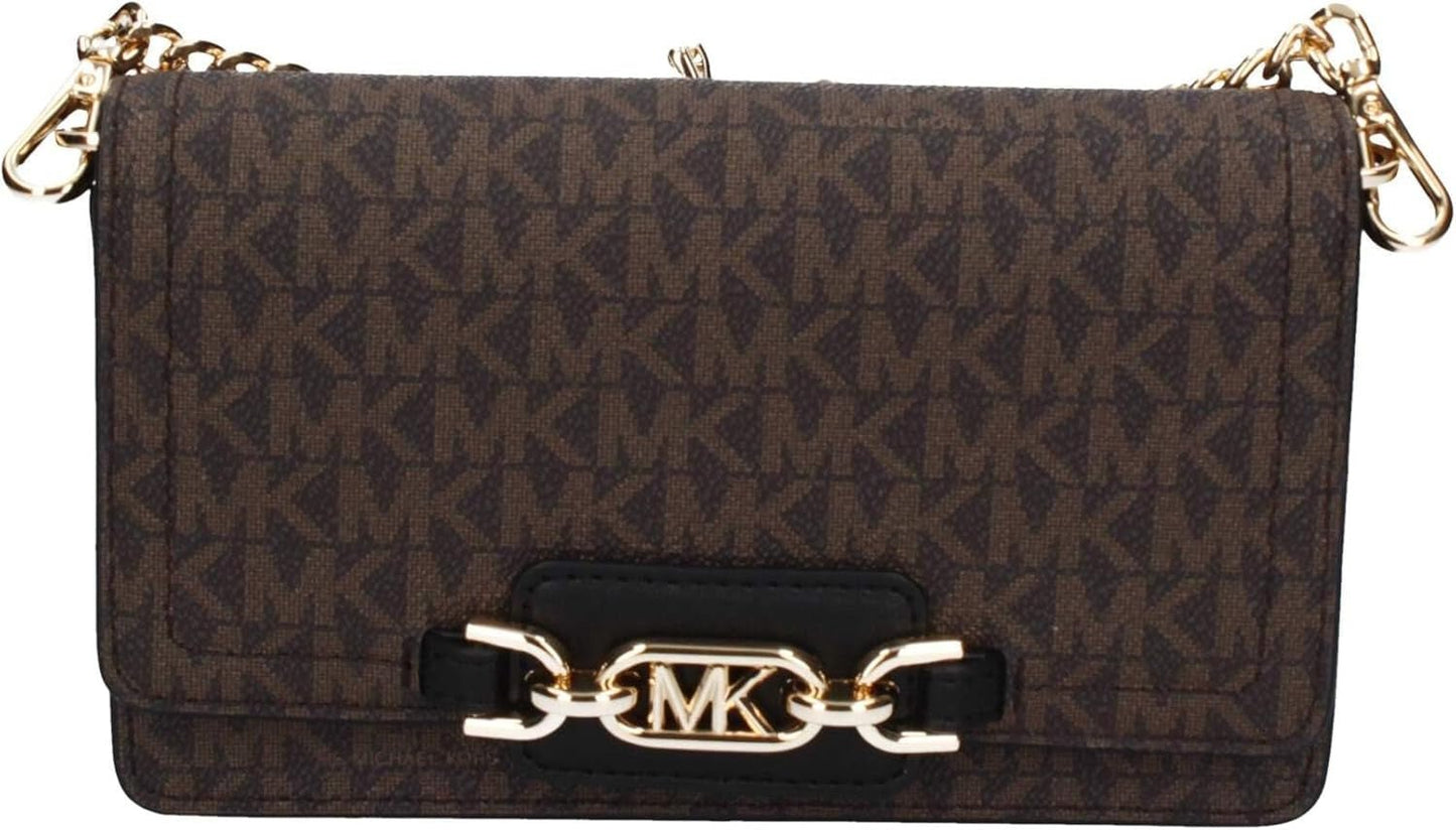 Michael Kors Women Sm Phn CHN Xbody Bag, Brown/Blk Sacs pour femmes Naty Shop Titre par défaut