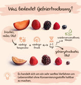 Mûre BRIX | Mûres séchées naturelles 95 g | Grand Prix du Goût pour les Fruits Secs | Sans OGM, sans gluten, végétalien, vitamines conservées Naty Shop Produits déshydratés