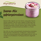 Mynatura Mélange coloré de baies lyophilisées I Mélange de fruits I Framboises I Cassis I Fraises I Snacks aux fruits I Vegan I 350g Produits déshydratés Naty Shop