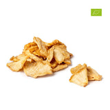 Morceaux d'ananas bio et équitable PAKKA 1kg, ananas séchés bio et équitable, non sucré, non sulfuré, produit et rempli directement par le producteur en Colombie, vegan 1000g Produits déshydratés Naty Shop