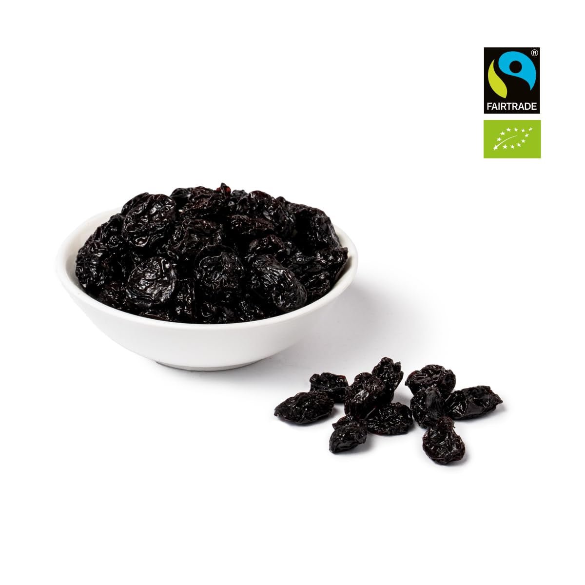 PAKKA - Cerises biologiques séchées au soleil du commerce équitable 750 g, Cerises biologiques récoltées à l'état sauvage, non sucrées, non sucrées provenant directement de petits agriculteurs de Samarkand, Ouzbékistan, végétaliennes, 750 g Naty Shop Produits déshydratés