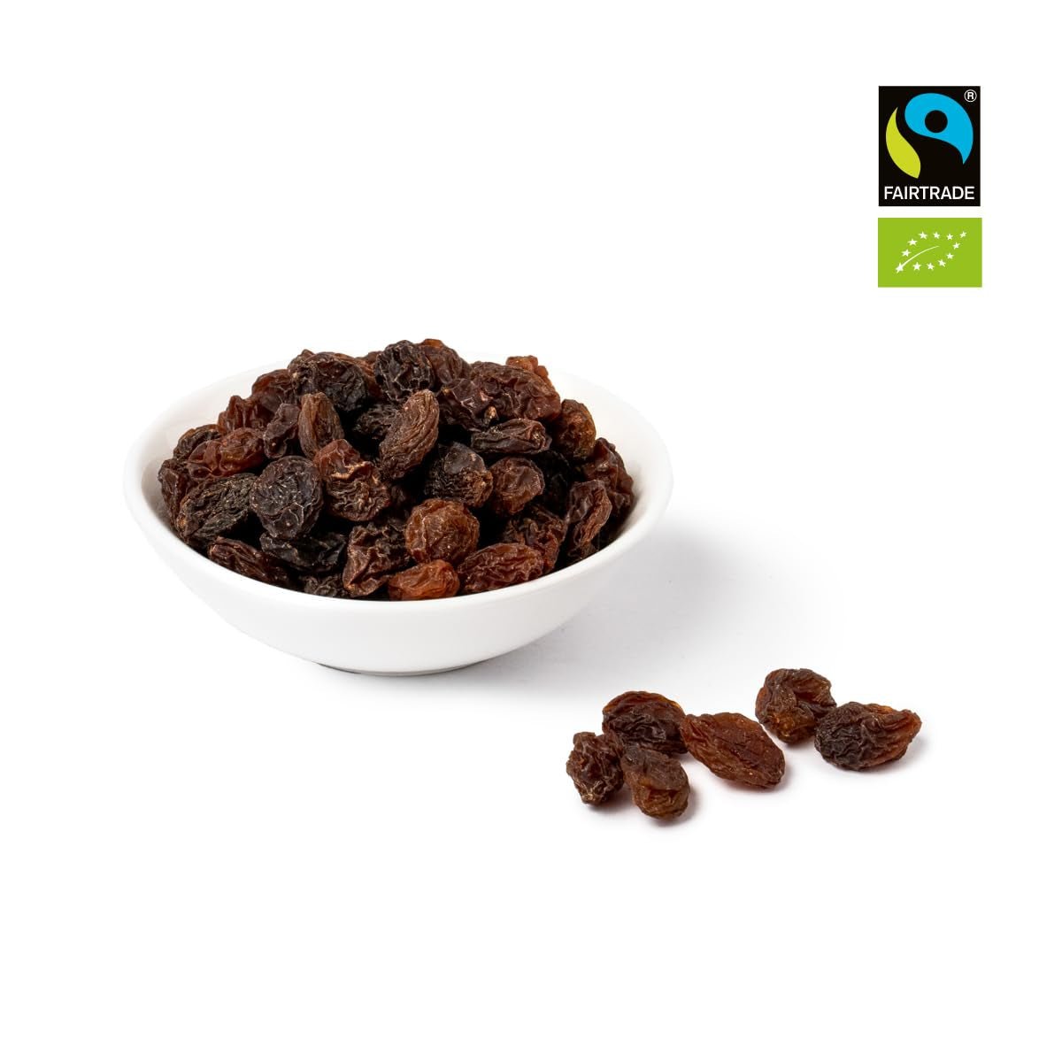 PAKKA - Sultanes bio équitables 1kg, Sultanes sans pépins, sans peau et séchées au soleil Sultanes de Samarkand Ouzbékistan 1000g Produits déshydratés Naty Shop