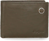Portefeuille Pepe Jeans Adge pour hommes Naty Shop Kaki Portefeuille Pepe