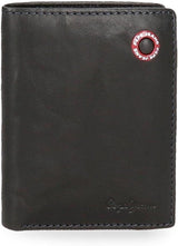 Portefeuille Pepe Jeans Adge pour hommes Naty Shop Portefeuille vertical bleu marine