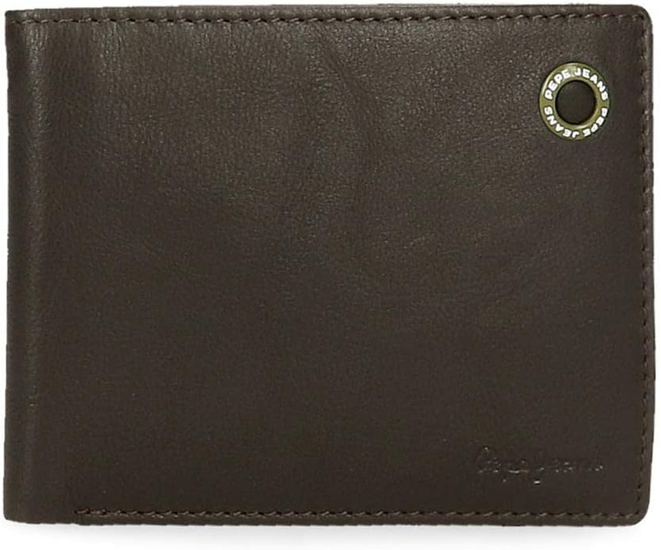 Portefeuille Homme Pepe Jeans adge Naty Shop Marron Poche pour carte d'identité