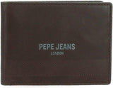 Pepe Jeans Portefeuilles profonds, sacs à main, portefeuilles, faux cuir décontracté. De Joumma Bags Portefeuille femme Naty Shop Brown Purse 11