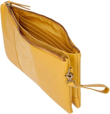 Pepe Jeans Double Wallet Sac jaune 27x17x2 cms Portefeuille en cuir Femme Naty Shop