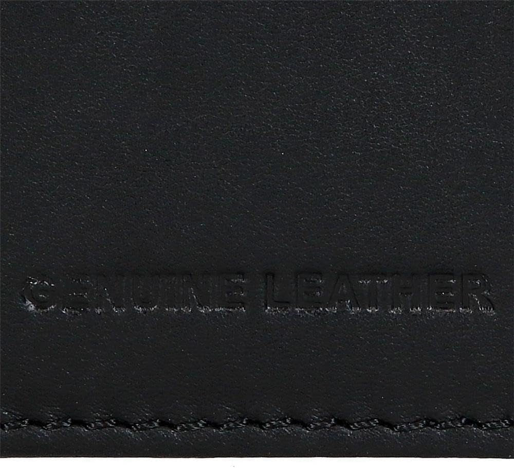 Pepe Jeans Joumma Bags Double Purse, Noir, 11 x 7 x 1,5 cm, Cuir, Noir, Taille unique, Portefeuille Portefeuille homme Naty Shop