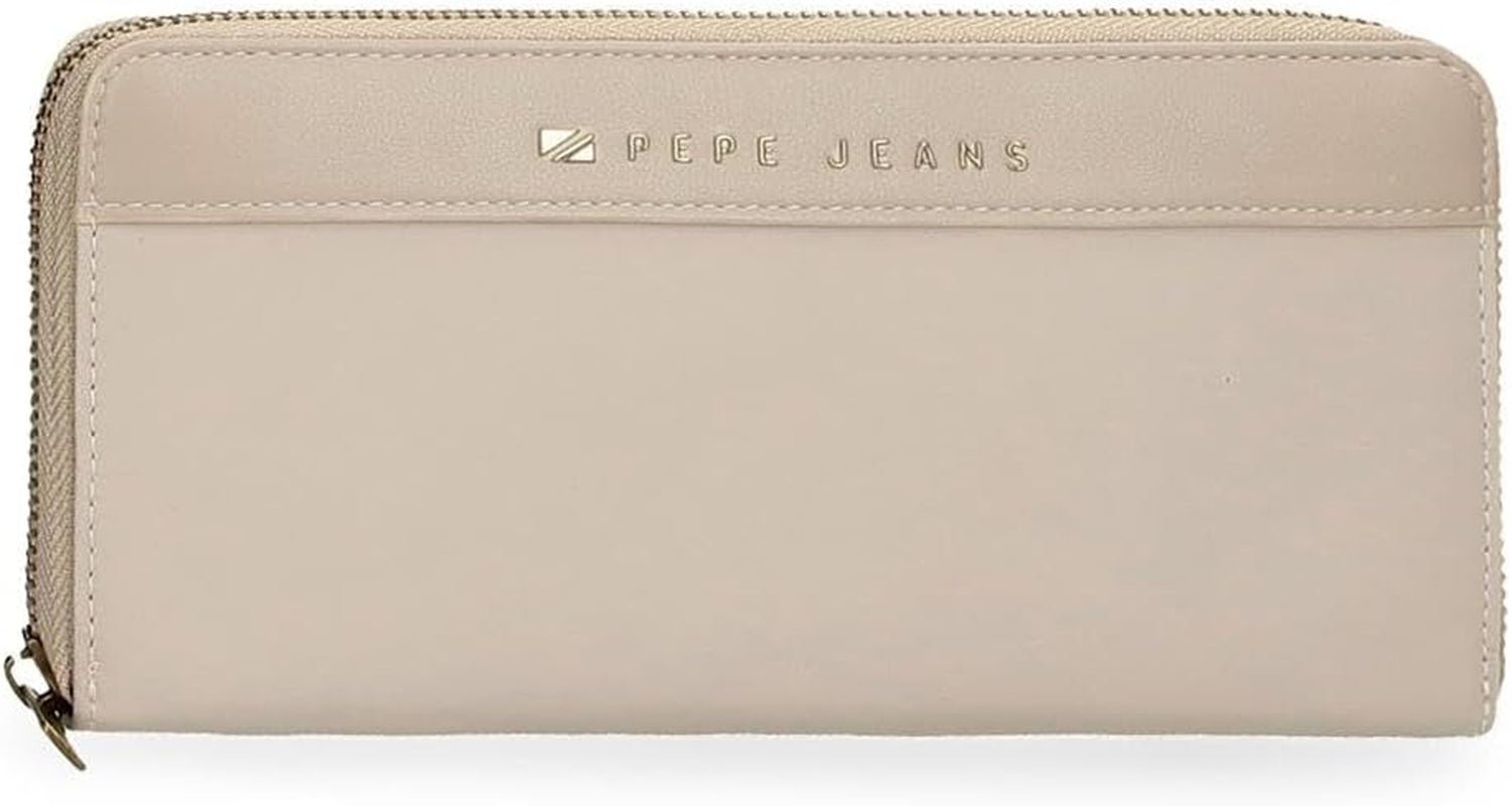 Pepe jeans Joumma Bags Morgan Sac à dos décontracté Sacs de voyage Beige Noir Faux cuir pour femme Beige Taille unique Portefeuille Femme Naty Shop Titre par défaut