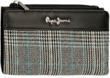 Pepe Jeans Kendra T-Shirt Femme, Noir, Taille Unique, Petit Sac à Bandoulière Femme Sacs Naty Shop Double Portefeuille
