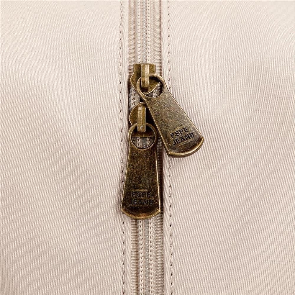 Pepe Jeans Morgan Sacs à dos décontractés Sacs de voyage Beige Noir Faux Cuir Pour Femme Par Joumma Bags Bagages & Voyage Naty Shop