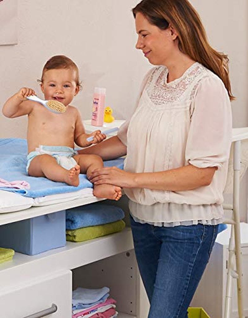 Peigne et brosse Rotho Babydesign, poils naturels, dès 0 mois, TOP/Bella Bambina, Babybleu Perl (bleu clair), 20059010301 Enfant - Bain et Soin Naty Shop