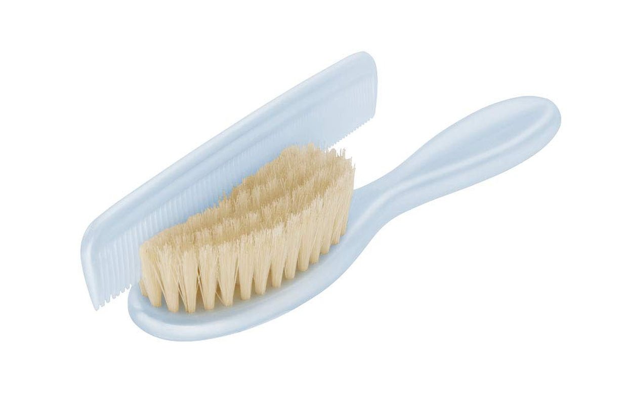 Peigne et brosse Rotho Babydesign, poils naturels, dès 0 mois, TOP/Bella Bambina, Babybleu Perl (bleu clair), 20059010301 Enfant - Bain et Soin Naty Shop
