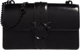 Pinko Ladies Love One Classic Cl Naplack Color Block Bag Sacs pour femmes Naty Shop Z99B_B Noir Berline Block Color