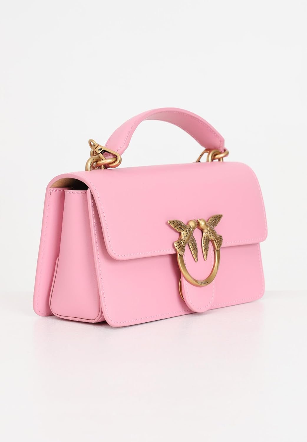 Pinko Ladies Love One Mini sac léger en soie de veau Sacs pour femmes Naty Shop