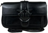 Pinko Ladies Love One Pocket C Naplack Color Block Bag Sacs pour femmes Naty Shop Z99B_B Noir Berline Block Color