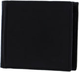 Portefeuille à deux volets en cuir Ingram pour hommes Fossil 11,43 cm L x 1,905 cm l x 8,89 cm H Portefeuille pour hommes Naty Shop noir