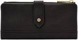 Portefeuille Cuir Femme Fossil Laine Portefeuille Femme Naty Shop Noir