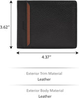 Portefeuille à deux volets Fossil Huntington pour hommes Naty Shop Portefeuille pour hommes