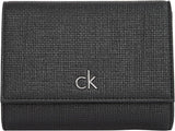 Calvin Klein Women's Daily Medium Trifold Klein Wallet, Noir (Ck Black), Taille Réelle Portefeuille Femme Naty Shop Default Title
