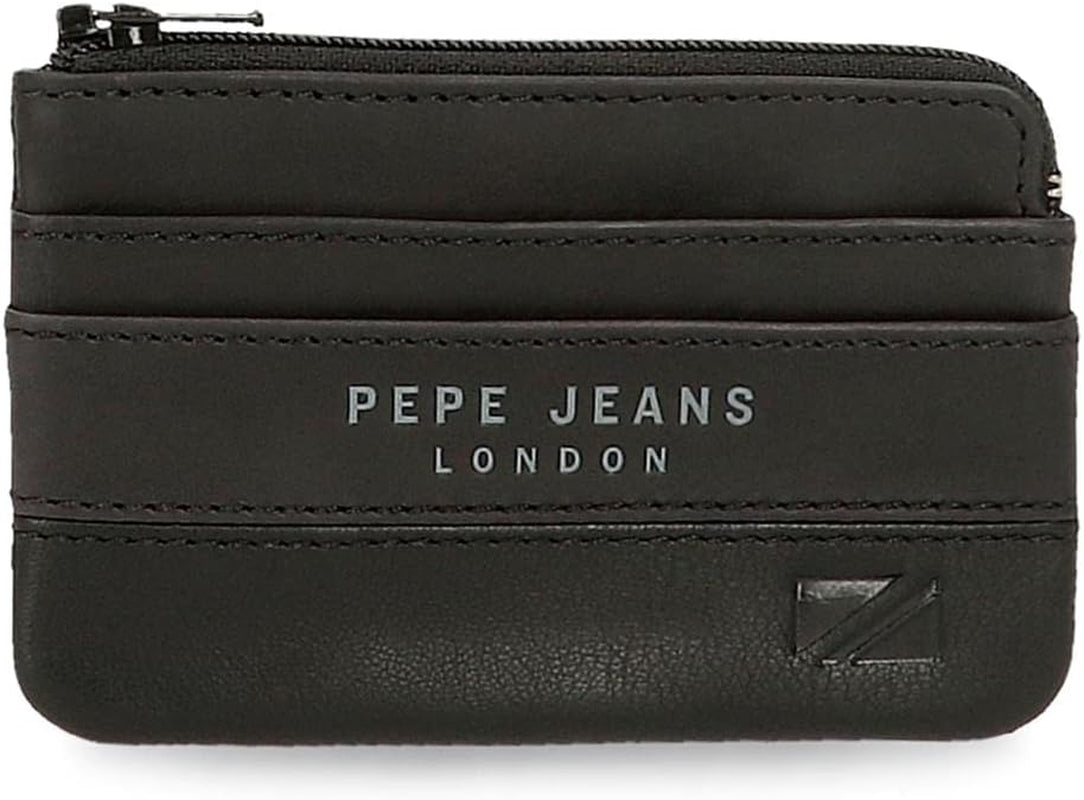 Portefeuille Pepe Jeans Kingdom, unique Portefeuille femme Naty Shop Noir / blanc