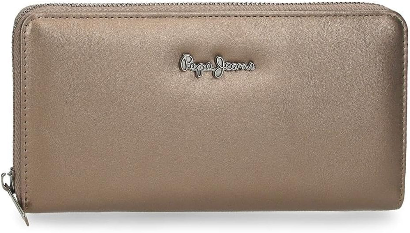 Portefeuille Pepe Jeans Ruby, porte-monnaie, portefeuille, en polyester avec détails en simili cuir. Compartiments, fermetures éclair. De Joumma Bags Portefeuille femme Naty Shop Rubin Ruby Wallet