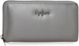Portefeuille Pepe Jeans Ruby, porte-monnaie, portefeuille, en polyester avec détails en simili cuir. Compartiments, fermetures éclair. De Joumma Bags Portefeuille Femme Naty Shop Portefeuille Rubis Anthracite