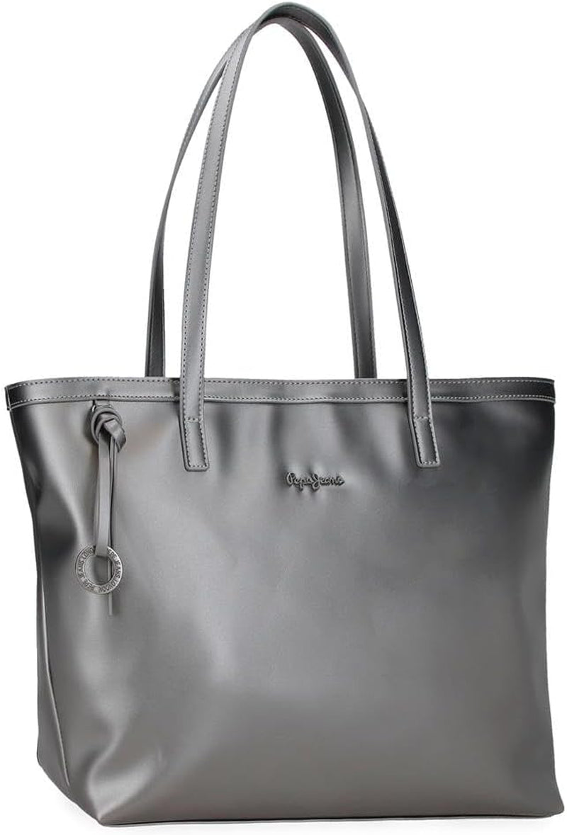 Portefeuille Pepe Jeans Ruby, porte-monnaie, portefeuille, en polyester avec détails en simili cuir. Compartiments, fermetures éclair. De Joumma Bags Portefeuille Femme Naty Shop Sac Shopping Anthracite