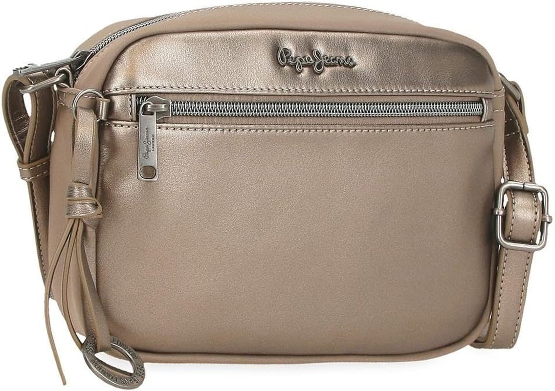Portefeuille Pepe Jeans Ruby, porte-monnaie, portefeuille, en polyester avec détails en simili cuir. Compartiments, fermetures éclair. De Joumma Bags Portefeuille pour femme Naty Shop Rubin Bandoulière