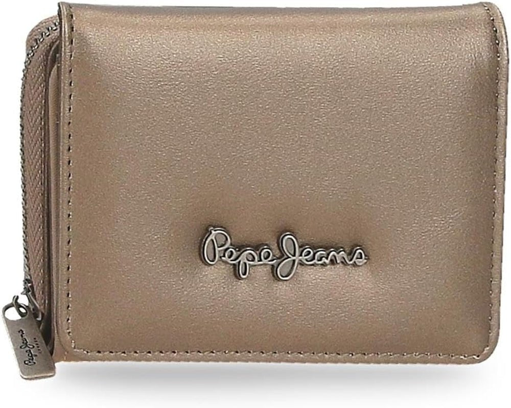 Portefeuille Pepe Jeans Ruby, porte-monnaie, portefeuille, en polyester avec détails en simili cuir. Compartiments, fermetures éclair. De Joumma Bags Portefeuille femme Naty Shop Portefeuille Rubin