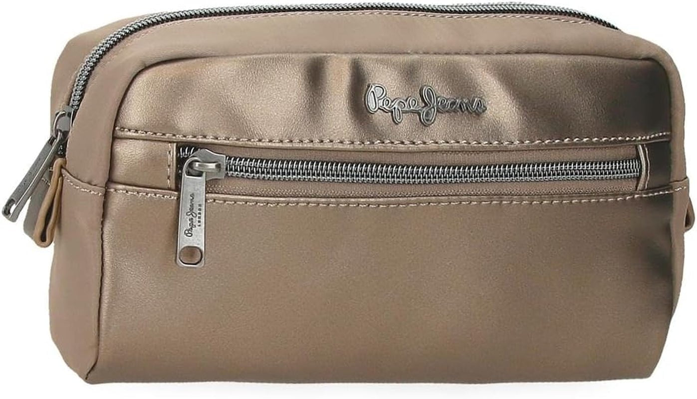 Portefeuille Pepe Jeans Ruby, porte-monnaie, portefeuille, en polyester avec détails en simili cuir. Compartiments, fermetures éclair. De Joumma Bags Portefeuille pour femme Naty Shop Rubin Petite trousse de toilette