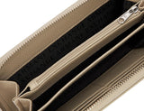 Portefeuille à trois volets avec logo imprimé argenté Pisco Essential Wave pour femme Armani Exchange Portefeuille pour femme Naty Shop