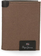Pepe Jeans Hilltop Portefeuilles Sacs à main Portefeuilles Cuir décontracté. De Joumma Bags Portefeuille pour hommes Naty Shop Porte-documents marron