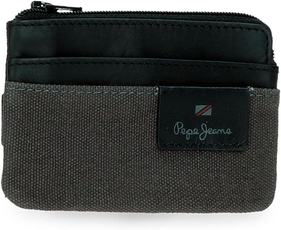 Pepe Jeans Hilltop Portefeuilles Sacs à main Portefeuilles Cuir décontracté. De Joumma Bags Portefeuille pour hommes Naty Shop Porte-monnaie anthracite