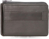 Pepe Jeans Checkbox Noir Marron Bleu Gris Portefeuilles et porte-monnaie en cuir de vache Portefeuille pour hommes Naty Shop Gris Porte-cartes