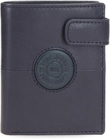 Portefeuilles et porte-monnaie en cuir de vache Pepe Jeans Cracker, noir, marron, vert, différentes tailles, portefeuille pour hommes Naty Shop Brown Click Wallet