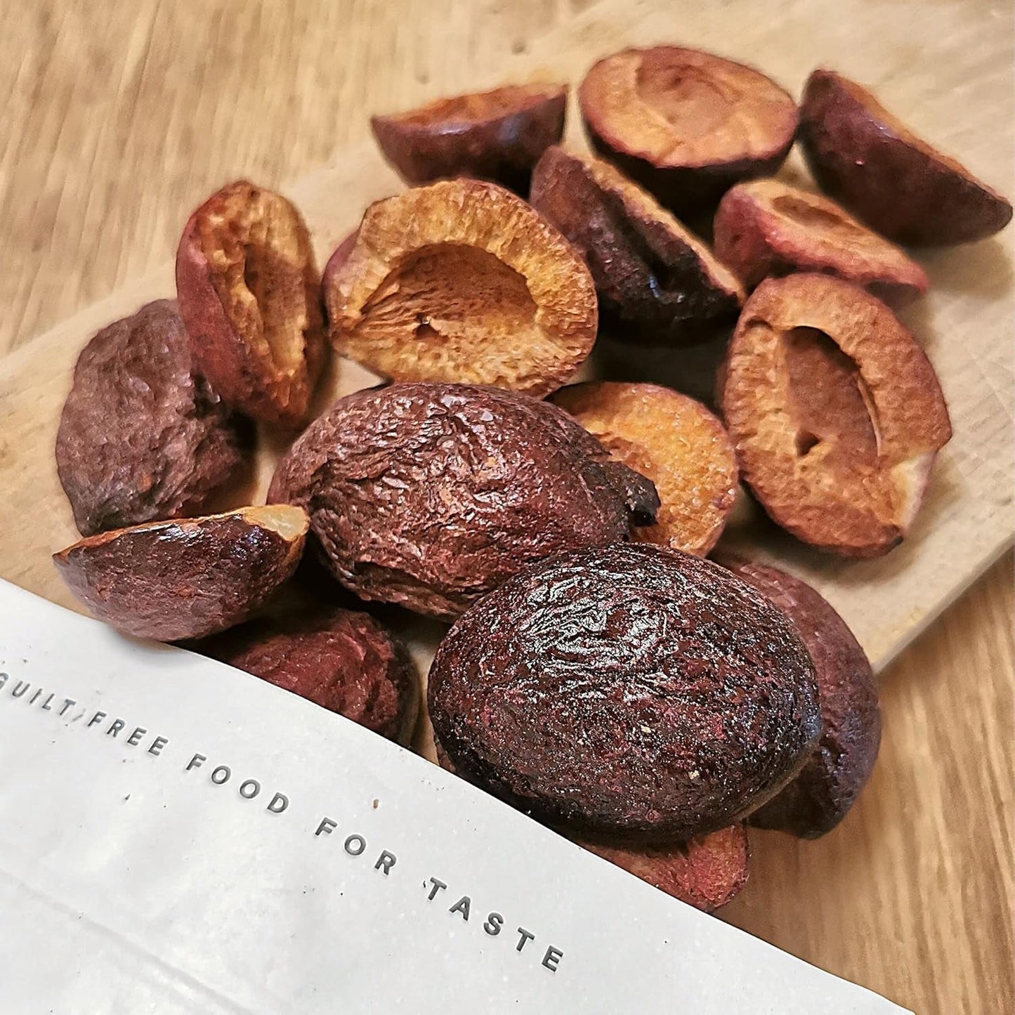 Prunes lyophilisées Prunes lyophilisées 100% naturelles | Sans sucre ajouté Bonbons lyophilisés sains | Prunes lyophilisées Fruits lyophilisés Fruits lyophilisés ZingyZoo Produits déshydratés Ma boutique