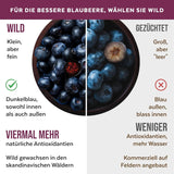 Poudre de myrtilles sauvages biologiques, myrtilles entières lyophilisées, qualité 100% crue, riche en antioxydants et en vitamine C, sans sucre ajouté, récoltées en Europe du Nord Produits séchés Naty Shop