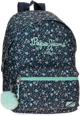 Pepe Jeans Alenka Sac à dos scolaire avec trolley, Bleu, 30 x 40 x 12 cm, Polyester, 14,4 L, Bleu, Sac à dos scolaire avec trolley Sacs à dos et cartables Premium Naty Shop Alenka Rucksack