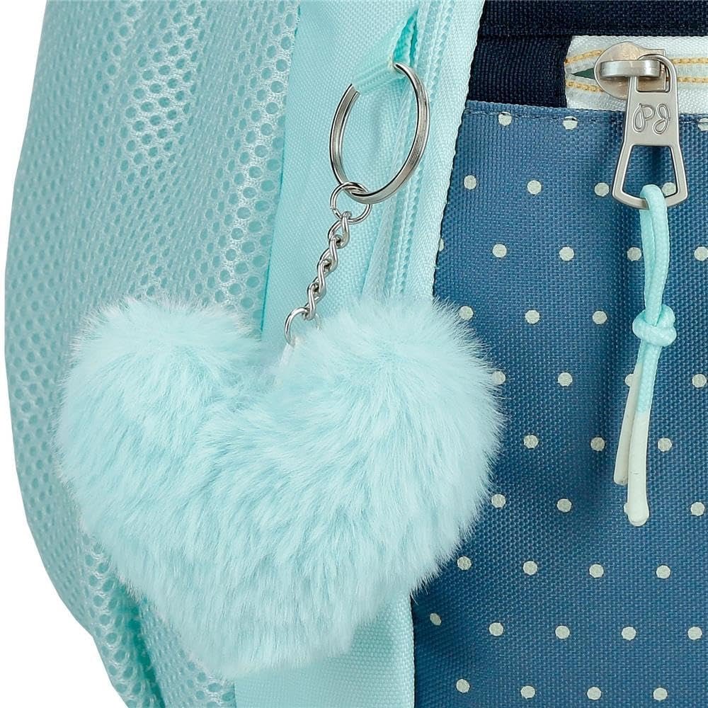 Pepe Jeans Dalma School Backpack Sac à dos pour enfants en polyester, bretelles réglables larges et réglables, poche avant. De Joumma Bags Naty Achetez des sacs à dos et cartables haut de gamme