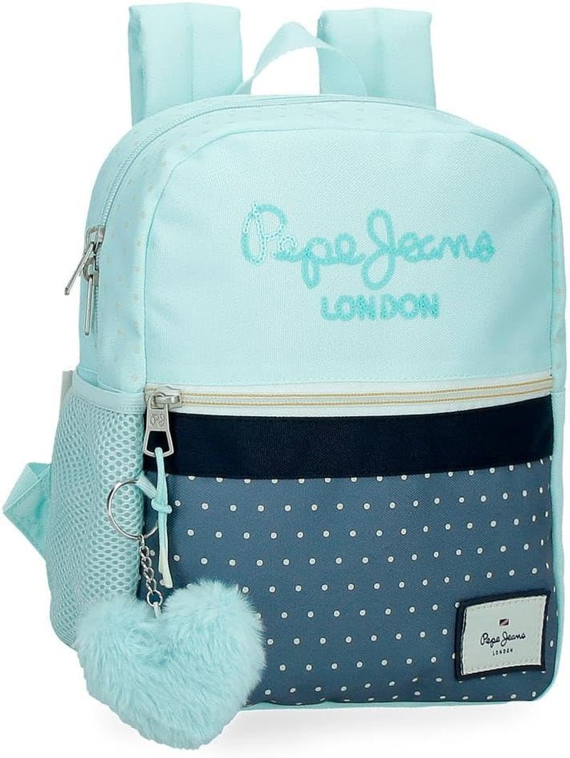 Pepe Jeans Dalma School Backpack Sac à dos pour enfants en polyester, bretelles réglables larges et réglables, poche avant. De Joumma Bags Sacs à dos et cartables Premium Naty Shop Lässiger Rucksack