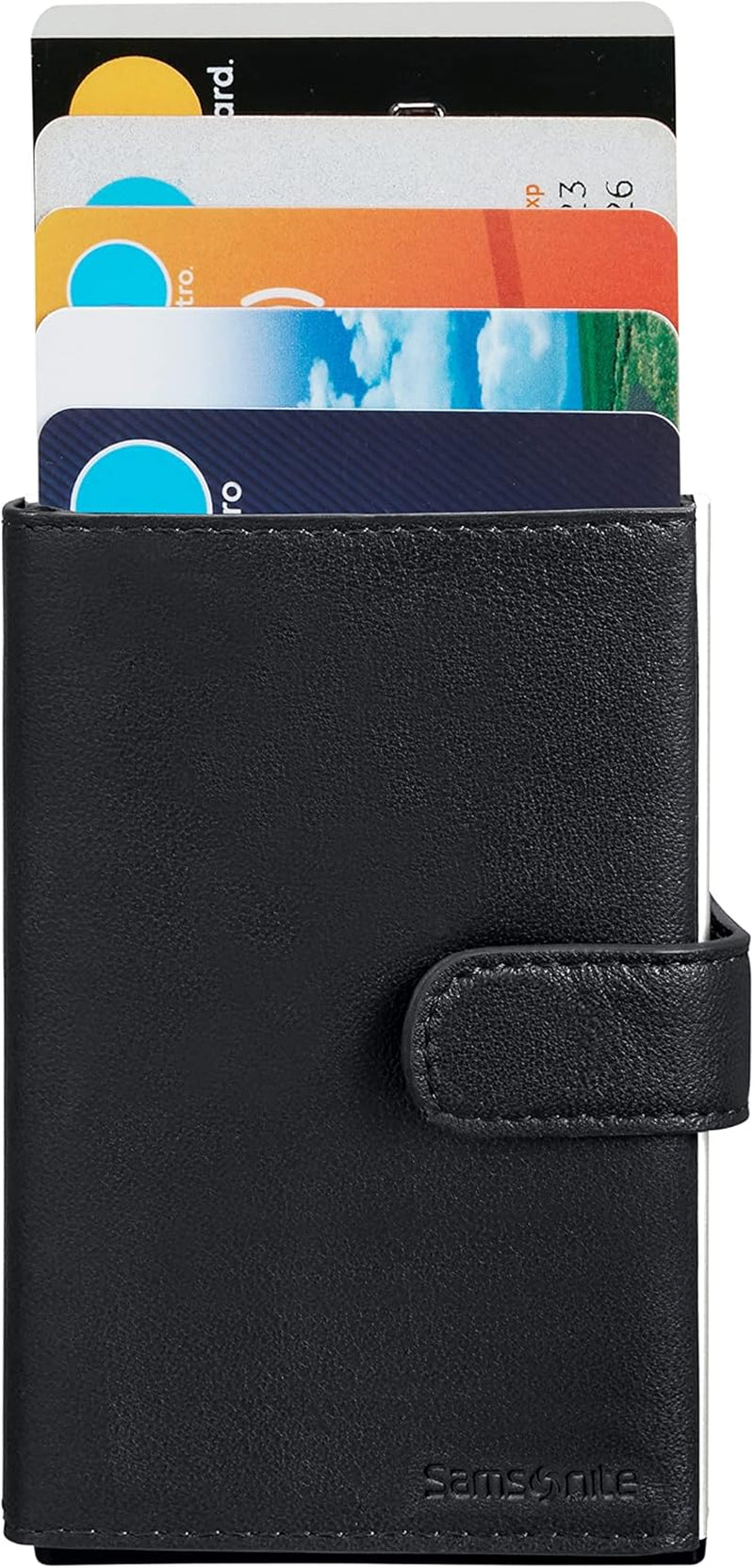 Samsonite Alu Fit SLG - Portefeuille, 10,2 cm, noir (black) Portefeuille homme Naty Shop