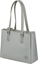 Samsonite Essentially Karissa - Sac bandoulière à 3 compartiments, 34 cm, noir (black) Sacs Femme Naty Shop Gris (Dove Grey)