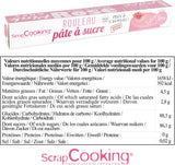 ScrapCooking - Rouleau de fondant rose â'¬ 36 cm - Fondant noir roulé 430 g - Cake topper fondant topper décoration pour gâteaux, pâtisserie, anniversaires, fêtes - Rose - 7264 Pâte à sucre Naty Shop